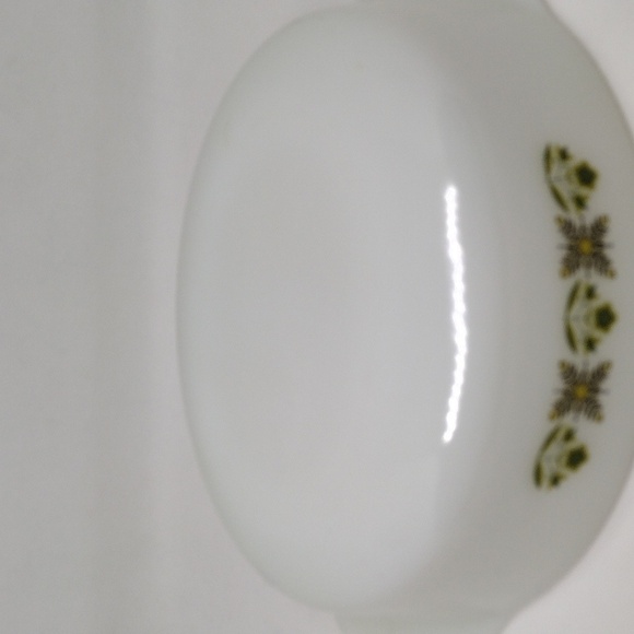 Vintage Anchor Hocking‎ Fire King Green Meadow 1.5 Quart Oval Casserole Dish - Picture 8 of 13